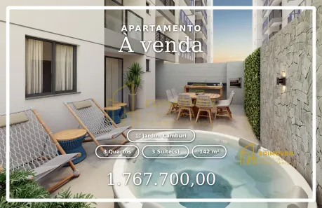 Apartamento com 3 Quartos à venda, 142m² no Jardim Camburi, Vitória