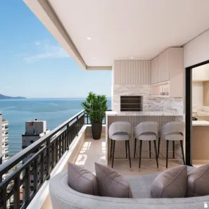 Apartamento com 3 Quartos à venda, 104m² no Balneário Perequê, Porto Belo