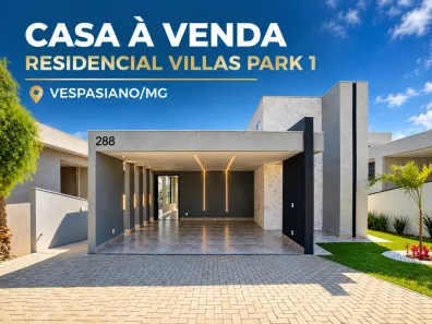 Casa de Condomínio com 4 Quartos à venda, 270m² no Residencial Park I, Vespasiano