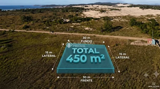 Lote/Terreno à venda, 450m² no Ibiraquera, Imbituba