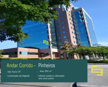 Sala Comercial para alugar, 383m² no Santo Amaro, São Paulo