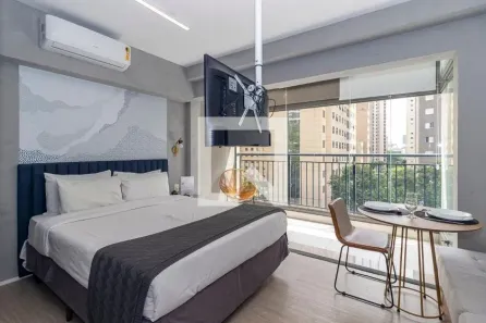 Kitnet com 1 Quarto à venda, 32m² no Indianópolis, São Paulo