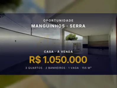 Casa com 3 Quartos à venda, 155m² no Manguinhos, Serra