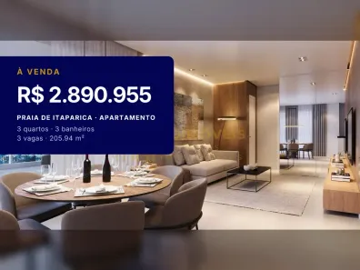 Apartamento com 3 Quartos à venda, 205m² no Praia de Itaparica, Vila Velha