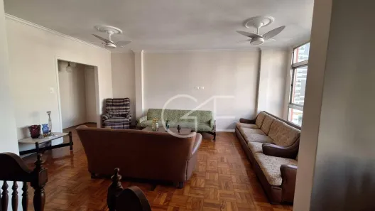 Apartamento com 3 Quartos para alugar, 110m² no Gonzaga, Santos