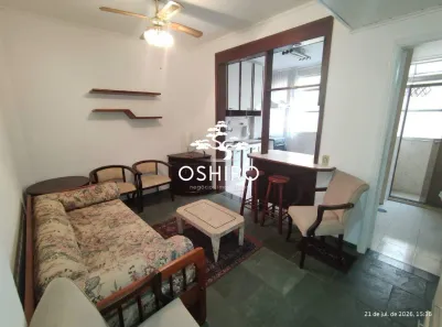 Apartamento com 2 Quartos para alugar, 70m² no Gonzaga, Santos