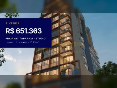 Apartamento com 1 Quarto à venda, 20m² no Praia de Itaparica, Vila Velha