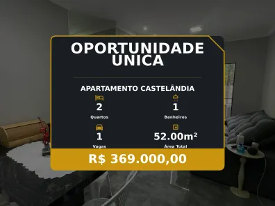 Apartamento com 2 Quartos à venda, 52m² no Castelândia, Serra