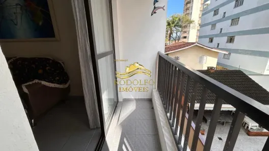 Apartamento com 1 Quarto para alugar, 52m² no Jardim Las Palmas, Guarujá