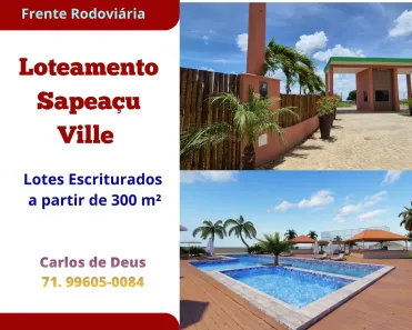 Lote/Terreno à venda, 300m² no , Sapeaçu