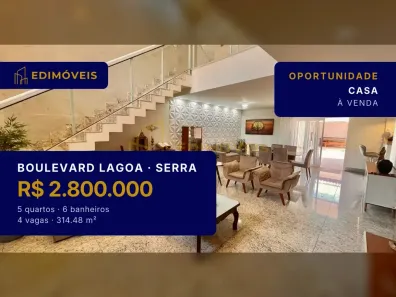 Casa com 5 Quartos à venda, 314m² no Boulevard Lagoa, Serra