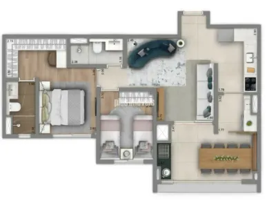 Apartamento com 2 Quartos à venda, 67m² no Vila Santa Eulalia, São Paulo