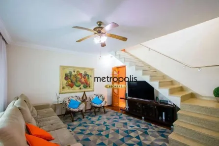 Sobrado com 2 Quartos à venda, 135m² no Vila Scarpelli, Santo André