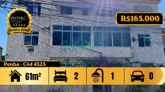 Apartamento com 2 Quartos à venda, 61m² no Penha, Rio de Janeiro