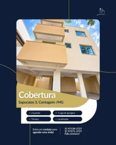 Cobertura com 2 Quartos à venda, 70m² no Sapucaias III, Contagem
