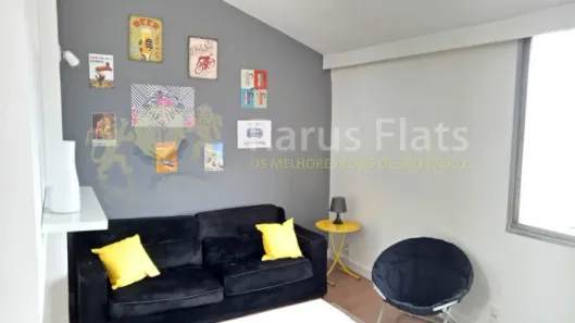 Flat com 1 Quarto para alugar, 50m² no Vila Tramontano, São Paulo