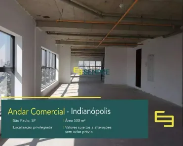Imóvel Comercial para alugar, 500m² no Indianópolis, São Paulo