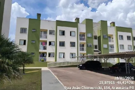Apartamento com 2 Quartos à venda, 54m² no Boqueirão, Araucária