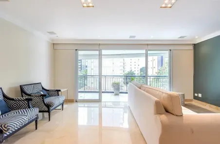 Apartamento com 3 Quartos para alugar, 142m² no Itaim Bibi, São Paulo