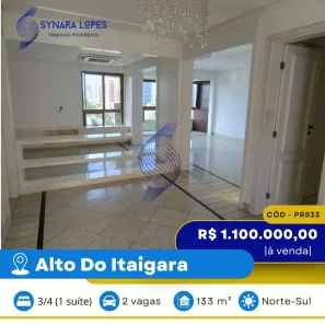 Apartamento com 3 Quartos à venda, 133m² no Itaigara, Salvador
