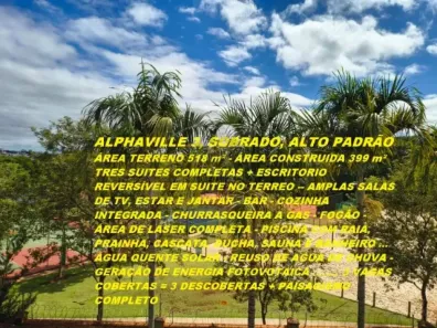 Casa de Condomínio com 3 Quartos à venda, 399m² no Residencial e Empresarial Alphaville, Ribeirão Preto