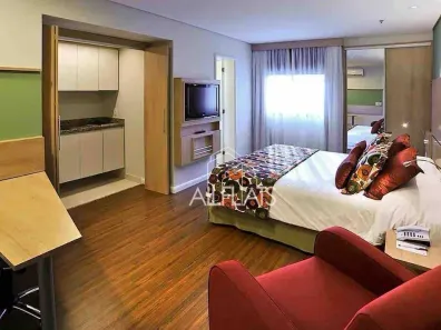 Flat com 1 Quarto para venda ou aluguel, 30m² no Chácara Santo Antônio (Zona Sul), São Paulo