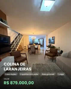 Casa com 3 Quartos à venda, 130m² no Colina de Laranjeiras, Serra