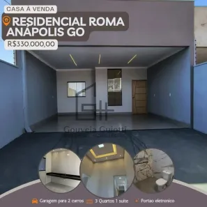Casa com 3 Quartos à venda, 105m² no Loteamento Residencial Verona, Anápolis