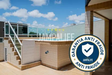 Cobertura com 3 Quartos à venda, 198m² no Jardim Cidade Universitária, João Pessoa
