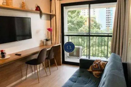 Apartamento com 1 Quarto para alugar, 31m² no Perdizes, São Paulo
