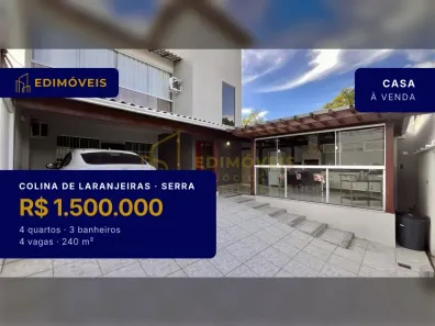 Casa com 4 Quartos à venda, 240m² no Colina de Laranjeiras, Serra