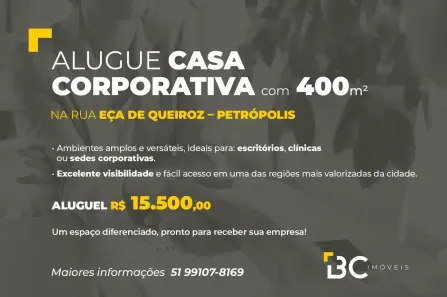 Casa com 11 Quartos para alugar, 400m² no Petrópolis, Porto Alegre