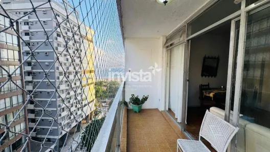 Apartamento com 2 Quartos para alugar, 112m² no Gonzaga, Santos