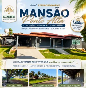 Casa de Condomínio com 3 Quartos à venda, 1200m² no Ponte Alta Norte, Brasília