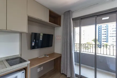 Apartamento com 1 Quarto para alugar, 25m² no Vila Clementino, São Paulo