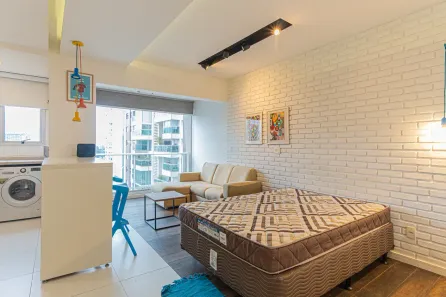Apartamento com 1 Quarto à venda, 35m² no Cidade Monções, São Paulo