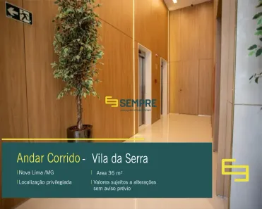 Sala Comercial para alugar, 36m² no Vila da Serra, Nova Lima