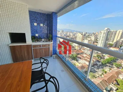 Apartamento com 3 Quartos à venda, 116m² no Pompéia, Santos