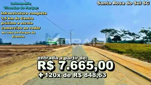 Lote/Terreno à venda, 300m² no Centro, Sombrio