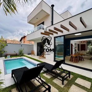 Casa de Condomínio com 3 Quartos para alugar, 222m² no Piracangaguá, Taubaté