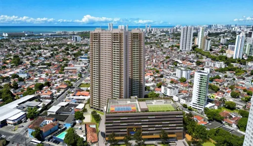 Apartamento com 3 Quartos à venda, 73m² no Campo Grande, Recife