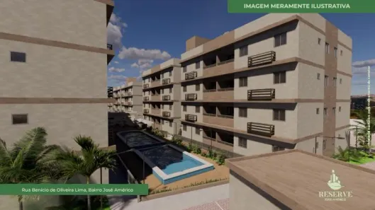 Apartamento com 2 Quartos à venda, 49m² no José Américo de Almeida, João Pessoa