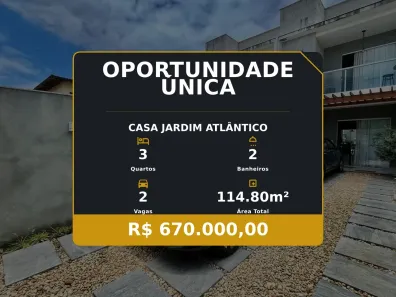 Casa com 3 Quartos à venda, 114m² no Jardim Atlântico, Serra