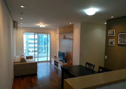 Flat com 2 Quartos para alugar, 75m² no Cidade Monções, São Paulo