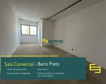 Sala Comercial à venda, 30m² no Centro, Belo Horizonte