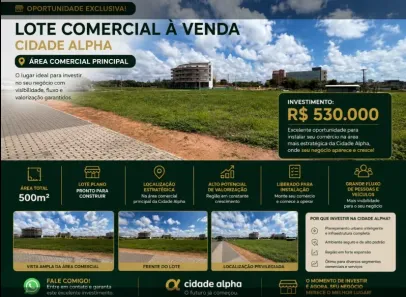 Lote/Terreno à venda, 500m² no Cidade Alpha, Eusébio