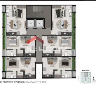Kitnet à venda, 29m² no Lourdes, Belo Horizonte