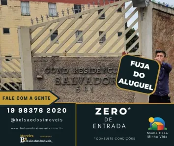 Apartamento com 2 Quartos à venda, 44m² no Dic I (Conjunto Habitacional Monsenhor Luiz Fernando Abreu), Campinas