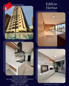 Apartamento com 3 Quartos para alugar, 165m² no Areão, Cuiabá