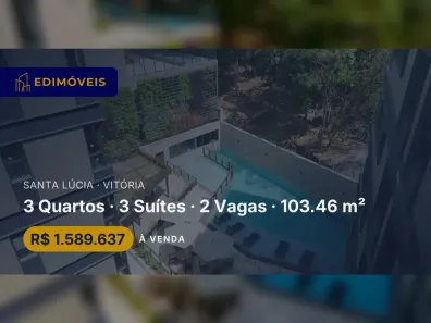 Apartamento com 3 Quartos à venda, 103m² no Santa Lúcia, Vitória